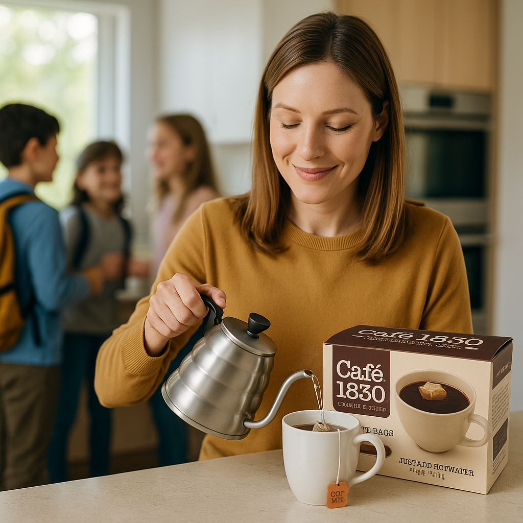 Café 1830 – Moonlight-Washed Coffee (3 x 20 Servings) + FREE FROTHER + FREE SHIPPING