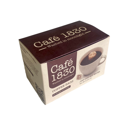 Café 1830 – Moonlight-Washed Coffee (20 Servings)
